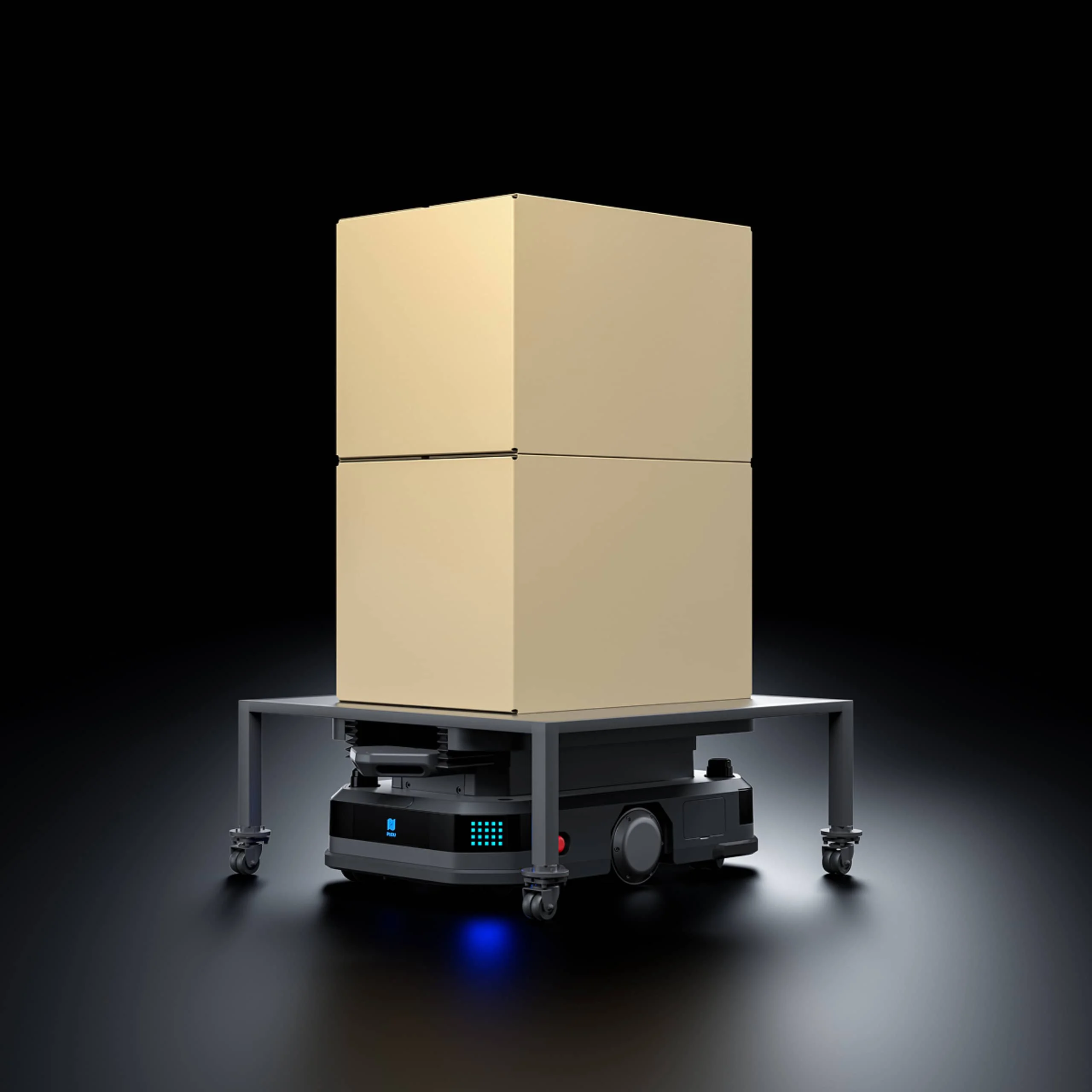 PUDU T600 Underride com carga